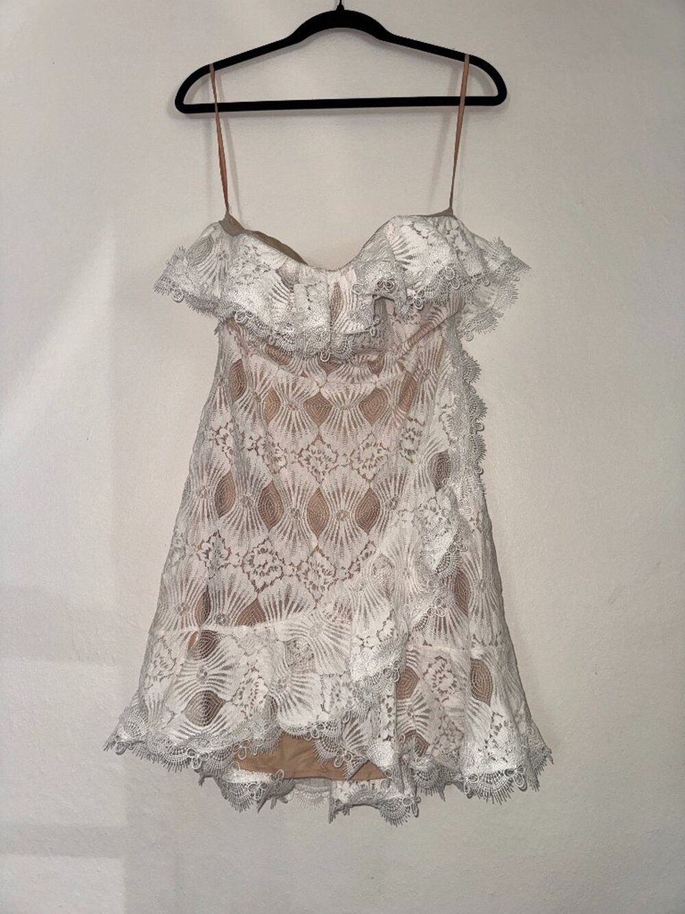 Selfie Leslie September Lace Mini Dress